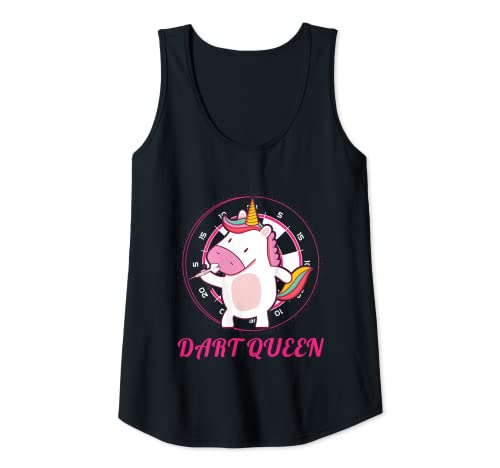 Damen Dart Queen Einhorn Darts Lustiges Dartspielerin Spruch Tank Top Damen Dart Queen Einhorn Darts Lustiges Dartspielerin Spruch Tank Top von Dart Spruch Kleidung Für Frauen