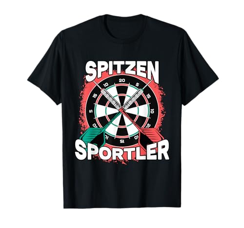 Lustiges Dartspieler Geschenk Spitzensportler Herren Dart T-Shirt von Darts Dart Zubehör Dartpfeil Dartscheibe Dartspiel