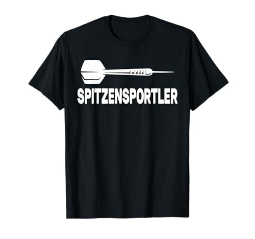 Spitzensportler - Lustiges Dartspieler Geschenk Herren Dart T-Shirt von Darts Dart Zubehör Dartpfeil Dartscheibe Dartspiel