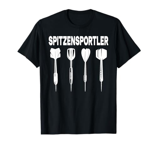 Spitzensportler - Lustiges Dartspieler Geschenk Herren Dart T-Shirt von Darts Dart Zubehör Dartpfeil Dartscheibe Dartspiel