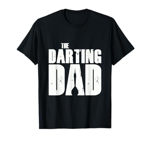 Herren The Darting Dad Dart Dartscheibe Dartpfeil Dartspieler T-Shirt von Darts Darting Vater Vatertag Geschenkidee Kneipe