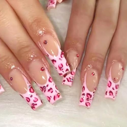 Daruur 24 Stück Full Cover Press on Nails,Bei den Klebennägeln stehen eine Vielzahl von Farben und Stilen zur Auswahl,Klebenägel Fingernägel für Frauen,Mädchen,Mutter Geschenk Style-1620 von Daruur