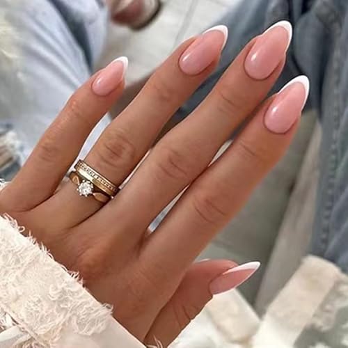 Daruur 24 Stück Full Cover Press on Nails,Bei den Klebennägeln stehen eine Vielzahl von Farben und Stilen zur Auswahl,Klebenägel Fingernägel für Frauen,Mädchen,Mutter Geschenk Nature-2152 von Daruur