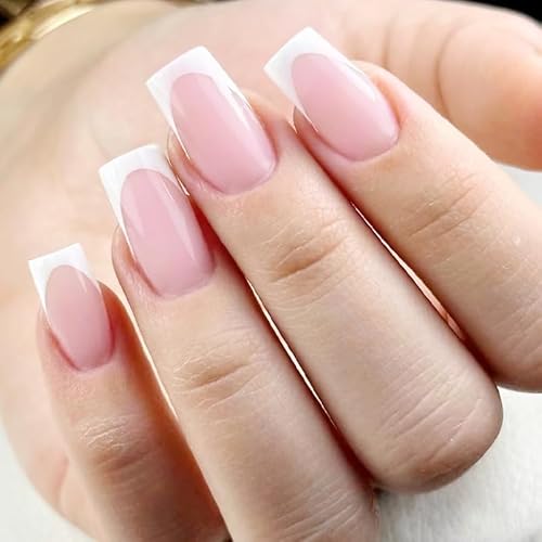 Daruur 24 Stück Full Cover Press on Nails,Bei den Klebennägeln stehen eine Vielzahl von Farben und Stilen zur Auswahl,Klebenägel Fingernägel für Frauen,Mädchen,Mutter Geschenk Nature-2422 von Daruur