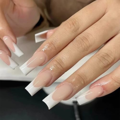 Daruur 24 Stück Full Cover Press on Nails,Bei den Klebennägeln stehen eine Vielzahl von Farben und Stilen zur Auswahl,Klebenägel Fingernägel für Frauen,Mädchen,Mutter Geschenk Nature-2466 von Daruur