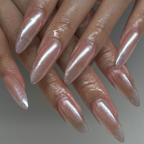 Daruur 24 Stück Full Cover Press on Nails,Bei den Klebennägeln stehen eine Vielzahl von Farben und Stilen zur Auswahl,Klebenägel Fingernägel für Frauen,Mädchen,Mutter Geschenk Nature-2785 von Daruur