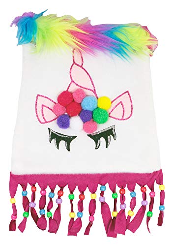 Das Kostümland Einhorn Handtasche - Weiß Mehrfarbig - Umhängetasche JGA Festival Karneval Mottoparty Einhornkostüm von Das Kostümland