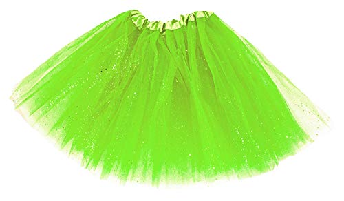 Das Kostümland Glitzer Petticoat 40 cm - Hellgrün von Das Kostümland