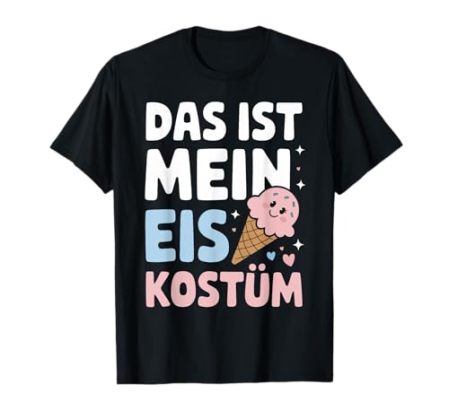 Das ist mein Eis Kostüm - Eiscreme Karneval Fasching T-Shirt für Kinder und Erwachsene, Schwarz, S Das ist mein Eis Kostüm - Eiscreme Karneval Fasching T-Shirt für Kinder und Erwachsene, Schwarz, S von Das ist mein Eis Kostüm Karneval Designs