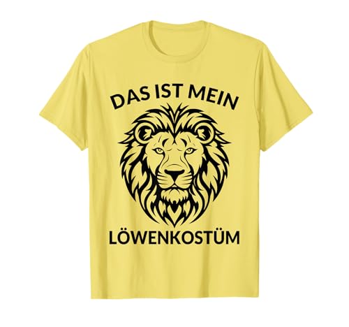 Löwenkostüm Löwe Kostüm Kinder Erwachsene Damen Herren T-Shirt Löwenkostüm Löwe Kostüm Kinder Erwachsene Damen Herren T-Shirt von Das ist mein Löwenkostüm Löwe Kostüm Tierkostüm