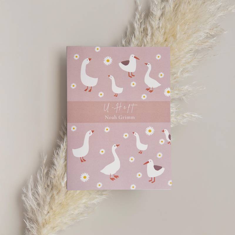 Hülle U-Heft Und Impfpass Personalisiert Mit Namen | Schutzhülle Für Untersuchungsheft Deutschen I Gans Design von DasKleineGlueck
