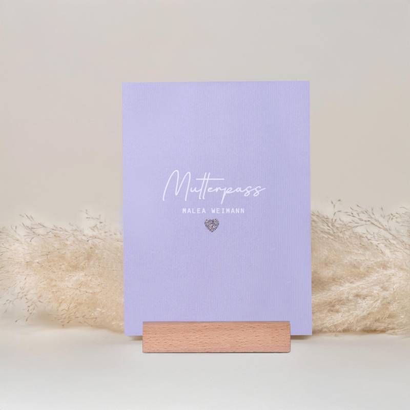 Mutterpass Schutzhülle Personalisierbar Mit Namen | Hülle Für Deutschen I Herz Mutterpasshülle Boho von DasKleineGlueck