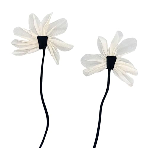 2 Stück handgefertigte Blumen-Anstecknadeln für Frauen, elegante Broschen, Partyschmuck, dekoratives Bekleidungszubehör, stilvolle Brosche, Einheitsgröße, Wie beschrieben von Dasbsug