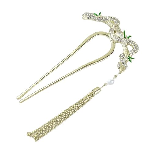 Antike Metall-Haarspange für Damen, mit Fransen, rutschfest, Essstäbchen, Haarspange, Haarklammer für Haarstyling-Dekorationen, formelle Veranstaltungen von Dasbsug