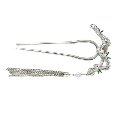 Antike Metall-Haarspange für Damen, mit Fransen, rutschfest, Essstäbchen, Haarspange, Haarklammer für Haarstyling-Dekorationen, formelle Veranstaltungen von Dasbsug