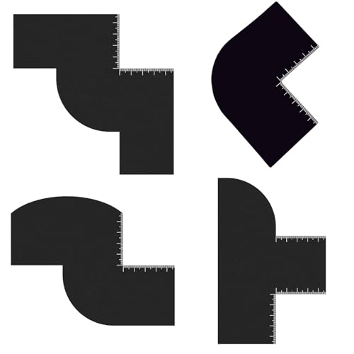 Bartformwerkzeug, Haaransätze, Friseur-Erweiterungskarte, Haarstyling-Zubehör für Männer, Shaper mit Skalen-Vorlage für Mann von Dasbsug