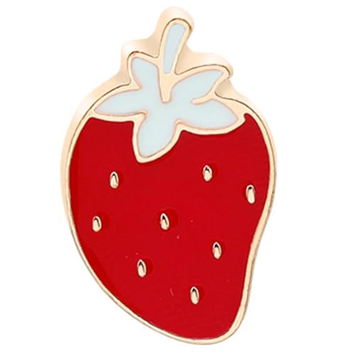Cartoon-Obst-Brosche, niedlich, Legierung, auffällig, Kleidung, Schmuck, einzigartiges Obst-Abzeichen für Jugendliche und Jugendliche, modisches Accessoire, Einheitsgröße, Wie beschrieben von Dasbsug