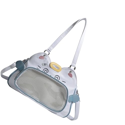 Cartoon-Umhängetasche, modische Handtasche, Geldbörse, Anime-Display-Taschen für Schule, Cosplay, Itabag, Tragetaschen, Crossbody-Pins, Display mit Einsätzen, blau, One Size von Dasbsug