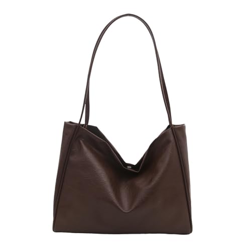 Damen Achseltasche aus PU-Leder, zum Einkaufen, Dating, große Kapazität, Schultertasche, modische Shopper Handtasche für Pendler, Achselhöhle, große Kapazität, Handtasche, passend zu Schultern von Dasbsug