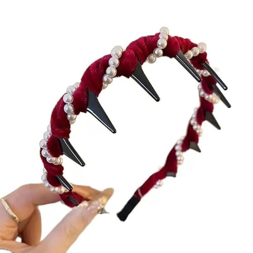 Damen-Haarreif mit Perlen: Modischer Brautschmuck, perfekt für Hochzeiten und Partys, elegant für Ihren Look, Kopfbedeckung für Frauen, Hochzeit von Dasbsug