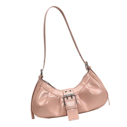 Damen Schultertasche Handtasche Hochzeit Achseltaschen Achseltaschen Achseltasche mit Schnallen Dekor für den täglichen Pendler oder lässige Reisen Damen Umhängetasche, a, One Size von Dasbsug