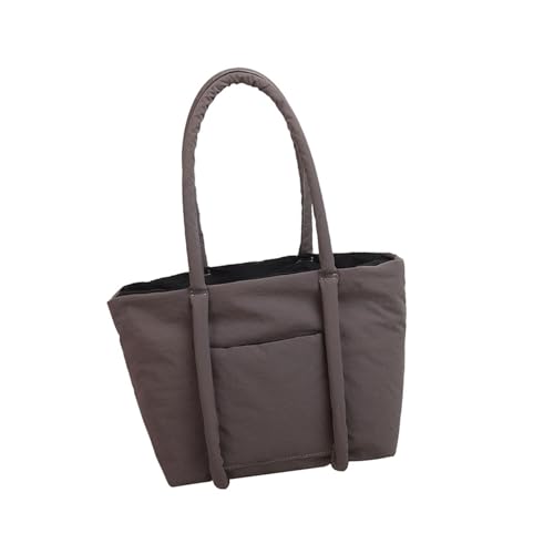 Damen Tasche Puffer Handtasche Große Kapazität Einkaufen Herbst Winter Schulter Mode Achsel für Alltag Frauen Schulter Große Kapazität Achsel Puffer Handtasche für Pendler, grau, One Size von Dasbsug