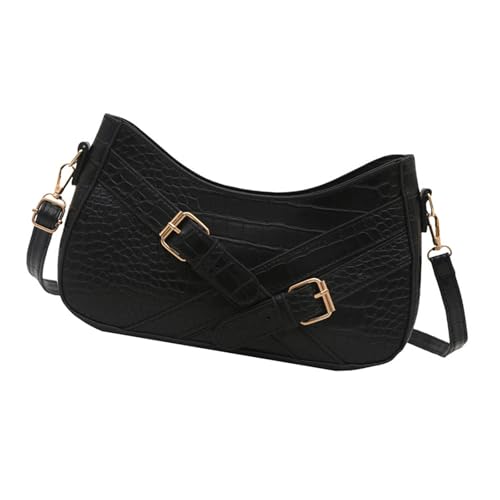 Damen-Umhängetasche, trendige Schultertasche, Handtasche, PU-Leder, koreanischer Stil, Einkaufen für den Alltag, trendige Schultertasche, einfache Unterarm-Geldbörse, koreanischer Stil, Crossbody von Dasbsug