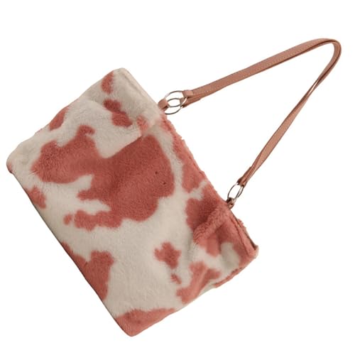 Damentasche im koreanischen Stil, Schulter-Plüsch-Griff oben, große Kapazität, Achsel-Handtasche, All-Matching, Einkaufen, koreanische Stile, Handtasche, passend zu Schultern, Plüsch-Achselhöhle, B von Dasbsug