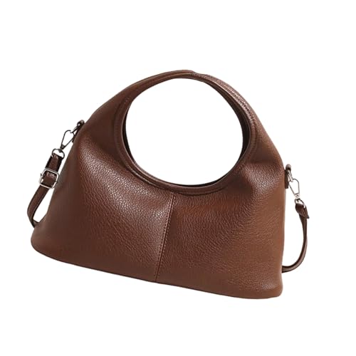Dasbsug Crossbody-Tasche für Damen, Schultertasche, Ledergeldbörse, Clutches, Schulter-Handtasche mit Reißverschluss, Handtasche für Damen, braun, One Size Dasbsug Crossbody-Tasche für Damen, Schultertasche, Ledergeldbörse, Clutches, Schulter-Handtasche mit Reißverschluss, Handtasche für Damen, braun, One Size von Dasbsug