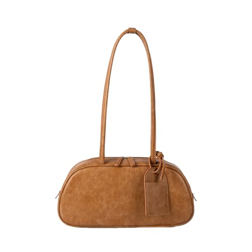 Dasbsug Damentasche mit großem Fassungsvermögen, Schultergriff, PU-Leder, Achsel-Handtasche, Unterarm, für Reisen, große Kapazität, Schulter für Frauen, Handtasche, einfacher Griff für Achselhöhle von Dasbsug