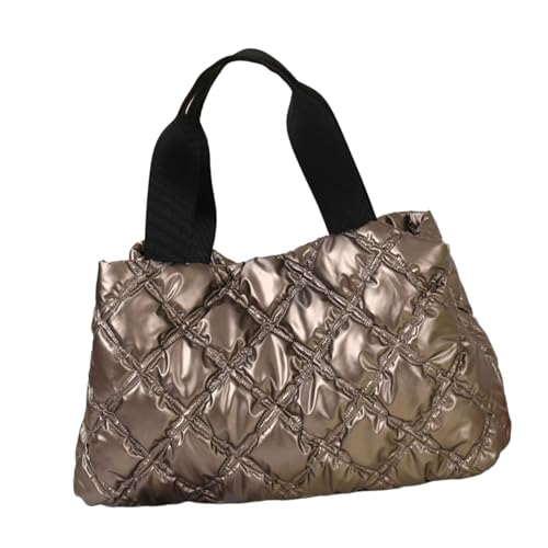 Dasbsug Gesteppte Puffertasche Handtasche mit viel Stauraum und praktischer daunengefüllter Konstruktion für Damen und Mädchen mit Daunenfüllung, B, One Size von Dasbsug