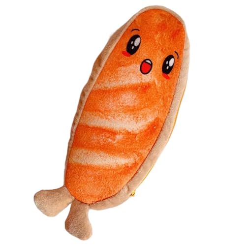 Dasbsug Hot Dogs Federmäppchen, Make-up-Tasche, großes Fassungsvermögen, Kosmetik, Brot, Stift, schöne Schreibwarenbeutel, schöne Stifte, große Kapazität, Brot Dasbsug Hot Dogs Federmäppchen, Make-up-Tasche, großes Fassungsvermögen, Kosmetik, Brot, Stift, schöne Schreibwarenbeutel, schöne Stifte, große Kapazität, Brot von Dasbsug
