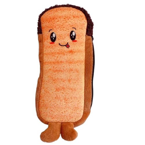 Dasbsug Hot Dogs Federmäppchen, Make-up-Tasche, großes Fassungsvermögen, Kosmetik, Brot, Stift, schöne Schreibwarenbeutel, schöne Stifte, große Kapazität, C von Dasbsug