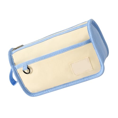 Dasbsug Koreanischer Stil, Federmäppchen, Segeltuch, großes Fassungsvermögen, ästhetisch, Schule, Bürobedarf, Leinwand, große Kapazität, blau Dasbsug Koreanischer Stil, Federmäppchen, Segeltuch, großes Fassungsvermögen, ästhetisch, Schule, Bürobedarf, Leinwand, große Kapazität, blau von Dasbsug
