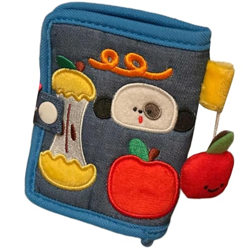 Dasbsug Lovely Dog Wallet with Card Holder Small Coin Purse Cartoon Elephant Change Short Canvas Small Cartoon Elephant Short with Card Holder Canvas, B, Mass Beauty von Dasbsug