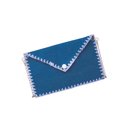 Dasbsug Moderne zweifarbige Abendtasche mit verstellbarem Riemen, geräumige Fächer und stilvolles Kontrastfutter, mehrere Fächer, kleine Handtasche, weiß, Mass Beauty von Dasbsug