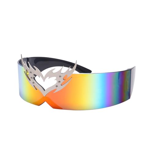 Dasbsug Modische Sonnenbrille mit Herz für Erwachsene, Unisex, stilvolles Aussehen, UV400-Schutz, Brille für Nachtclub, Party, Neuheit, Nachtclub, Brillen, farbe Dasbsug Modische Sonnenbrille mit Herz für Erwachsene, Unisex, stilvolles Aussehen, UV400-Schutz, Brille für Nachtclub, Party, Neuheit, Nachtclub, Brillen, farbe von Dasbsug