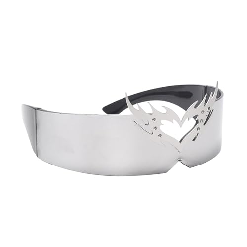 Dasbsug Modische Sonnenbrille mit Herz für Erwachsene, Unisex, stilvolles Aussehen, UV400-Schutz, Brille für Nachtclub, Party, Neuheit, Nachtclub, Brillen, silber Dasbsug Modische Sonnenbrille mit Herz für Erwachsene, Unisex, stilvolles Aussehen, UV400-Schutz, Brille für Nachtclub, Party, Neuheit, Nachtclub, Brillen, silber von Dasbsug