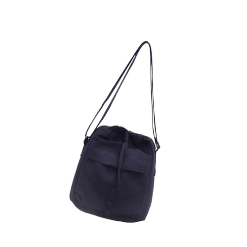 Dasbsug Nylon-Umhängetasche, leicht und praktisch, Schultertasche, Reise-Eimer, Geldbörse, Umhängetasche mit verstellbarem Riemen für Damen, D, One Size von Dasbsug