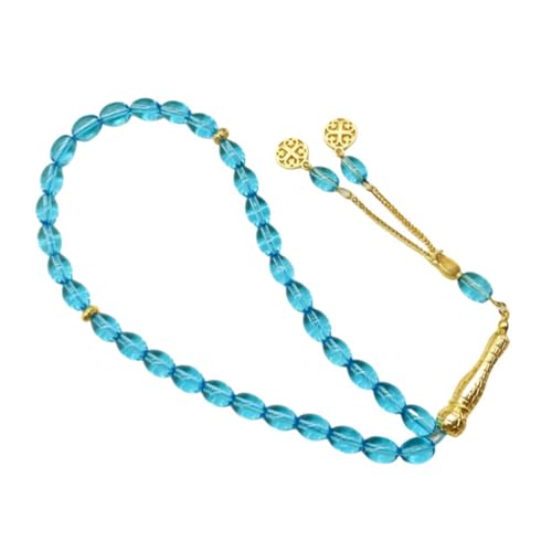 Dasbsug Oval Golden Gloss Glasschmuck Handgefertigt Benutzerfreundliche Glas Armband Für Ungezwungene Oder Formelle Event Allergie Resistente Funkelnde Glasierte Perlen Schmuck Schmuck von Dasbsug