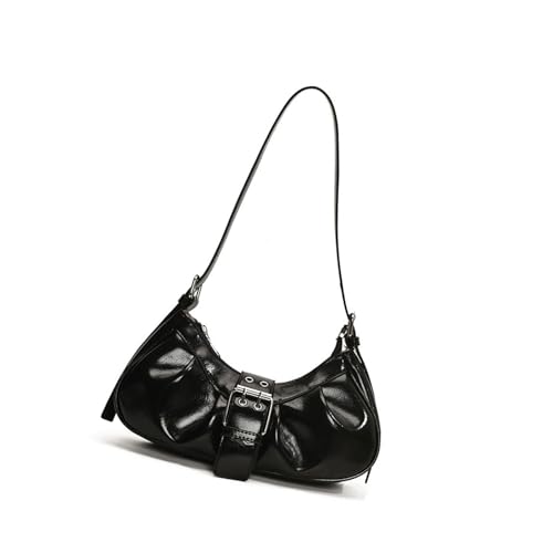 Dasbsug Plissierte Unterarm-Geldbörse für Damen, Crossbody-Tasche, stilvolle Schultertasche, trendig, Pendeln, Retro-Achselhöhle, Damen-Schulterfalten, Crossbody, Unterarm-Geldbörse, stilvolle von Dasbsug