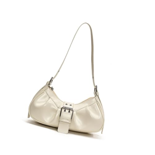 Dasbsug Plissierte Unterarm-Geldbörse für Damen, Crossbody-Tasche, stilvolle Schultertasche, trendig, Pendeln, Retro-Achselhöhle, Damen-Schulterfalten, Crossbody, Unterarm-Geldbörse, stilvolle von Dasbsug