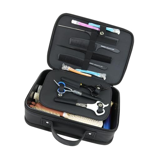 Dasbsug Reise-Haartrimmer-Tragetasche, Friseurbedarf, Styling-Werkzeug, Organizer, Aufbewahrungstasche, Geschenke, Haarstyling-Werkzeuge, Organizer, Reisetasche, mehrfarbig, middle, Mass Beauty von Dasbsug