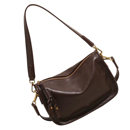 Dasbsug Schultertaschen für Damen, Leder, Handtasche, Unterarm, lässige Umhängetasche, Clutch, Geldbörse mit 2 abnehmbaren Riemen, Toted Handtaschen für Damen, Kaffeebraun, One Size Dasbsug Schultertaschen für Damen, Leder, Handtasche, Unterarm, lässige Umhängetasche, Clutch, Geldbörse mit 2 abnehmbaren Riemen, Toted Handtaschen für Damen, Kaffeebraun, One Size von Dasbsug