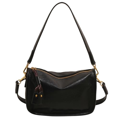 Dasbsug Schultertaschen für Damen, Leder, Handtasche, Unterarm, lässige Umhängetasche, Clutch, Geldbörse mit 2 abnehmbaren Riemen, Toted Handtaschen für Damen, Schwarz , One Size Dasbsug Schultertaschen für Damen, Leder, Handtasche, Unterarm, lässige Umhängetasche, Clutch, Geldbörse mit 2 abnehmbaren Riemen, Toted Handtaschen für Damen, Schwarz , One Size von Dasbsug