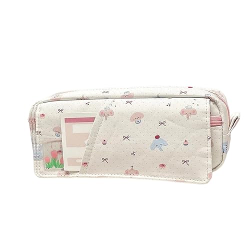 Dasbsug Welpen-Federmäppchen, große Kapazität, Elefant, Stifttasche, Schule, Bürobedarf für Studenten, geräumige Aufbewahrung, Welpen-Tasche, Box, Elefant, Stift, Schule, Bürobedarf, Party-Elefant von Dasbsug