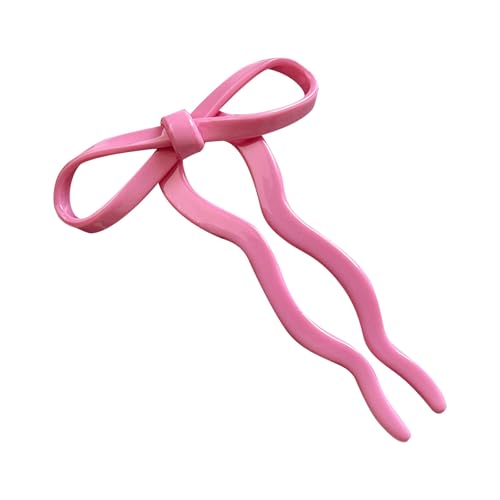 Haarnadeln in Schleifenform, groß, französische Acetat-Gabel für Damen, eleganter Duttstab, modische Haarteile, Ornament-Haarnadeln für den täglichen Gebrauch von Dasbsug