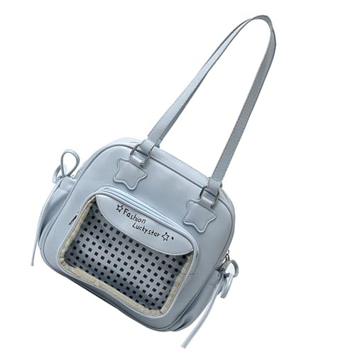 Harajukus Itabag Schultertasche mit großem Fassungsvermögen, lässiger Tagesrucksack, modische Handtasche für Damen, Itabag Schulter, blau, One Size von Dasbsug
