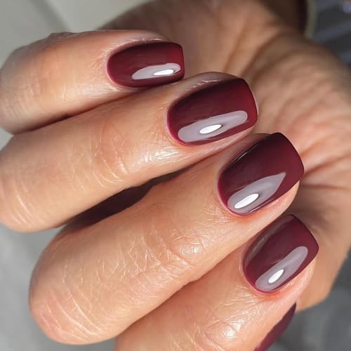 Künstliche Fingernägel, quadratisch, zum Aufkleben, zum Aufdrücken, für Damen und Mädchen, Design für künstliche Nägel von Dasbsug