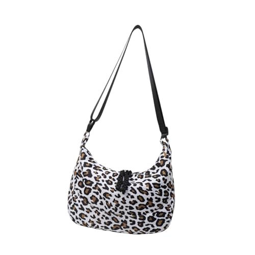 Moderne Knödeltaschen mit verstellbarem Schultergurt, praktische Umhängetasche, lässige Umhängetasche für Damen, trendige, modische Tasche, weiß, One Size von Dasbsug